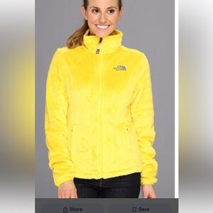 North Face Woman Osito Jacket Dandelion yellow NWT size XS